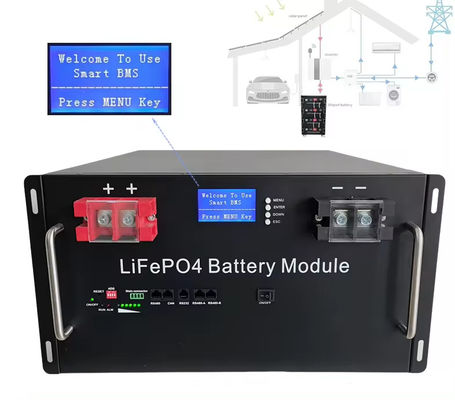 quality Rechargeable Solar Powered 48v 300ah Lifepo4 Battery 100ah 200ah 5KWH 10KWH factory