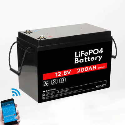 12.8v Solar Ion Phosphate Lithium RV Battery 200ah 300Ah 400ah Pack OEM