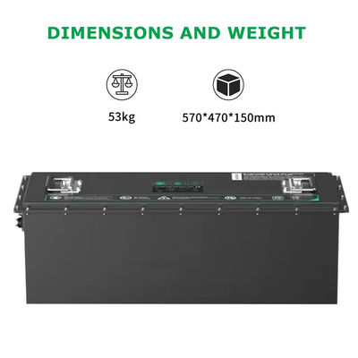 Rechargeable 12.8V 400Ah Lifepo4 Lithium Ion Caravan Battery Deep Cycle For RV