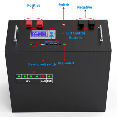 48V 200Ah ATV Lithium Ion Phosphate Power Wheelchair Battery LiFePO4 Replacement