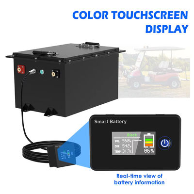 Custom Golf Cart Lifepo4 Lithium RV Battery Pack 48V 51.2V 105AH 100AH 5KWH