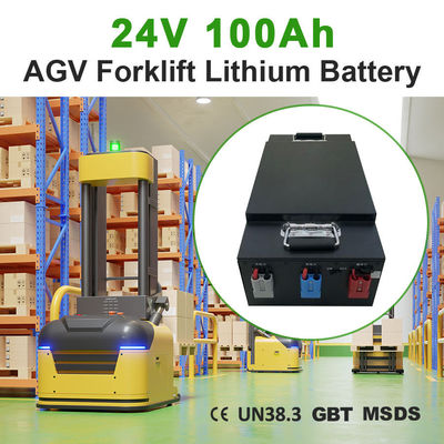 Guter Preis Anpassbares 24V 48V AGV wiederaufladbares Zug-Forklift-Batteriesatz für Schwerlastanwendungen Online