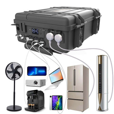 Buon prezzo Centrale elettrica esterna portatile 3000W con inverter fornitore d'oro Lifepo4 batteria 2150WH MPPT controller in linea